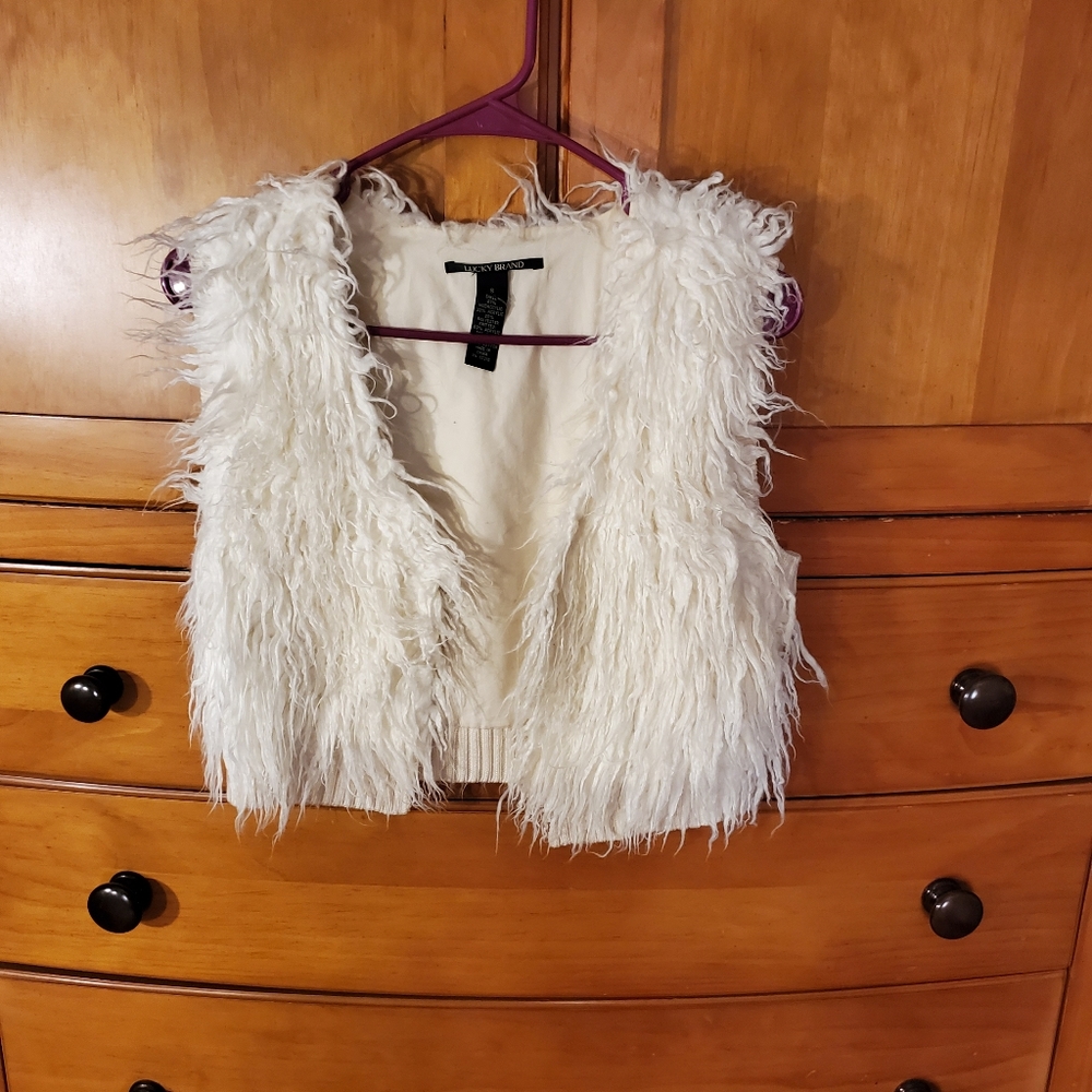 Lucky Brand fuzzy vest